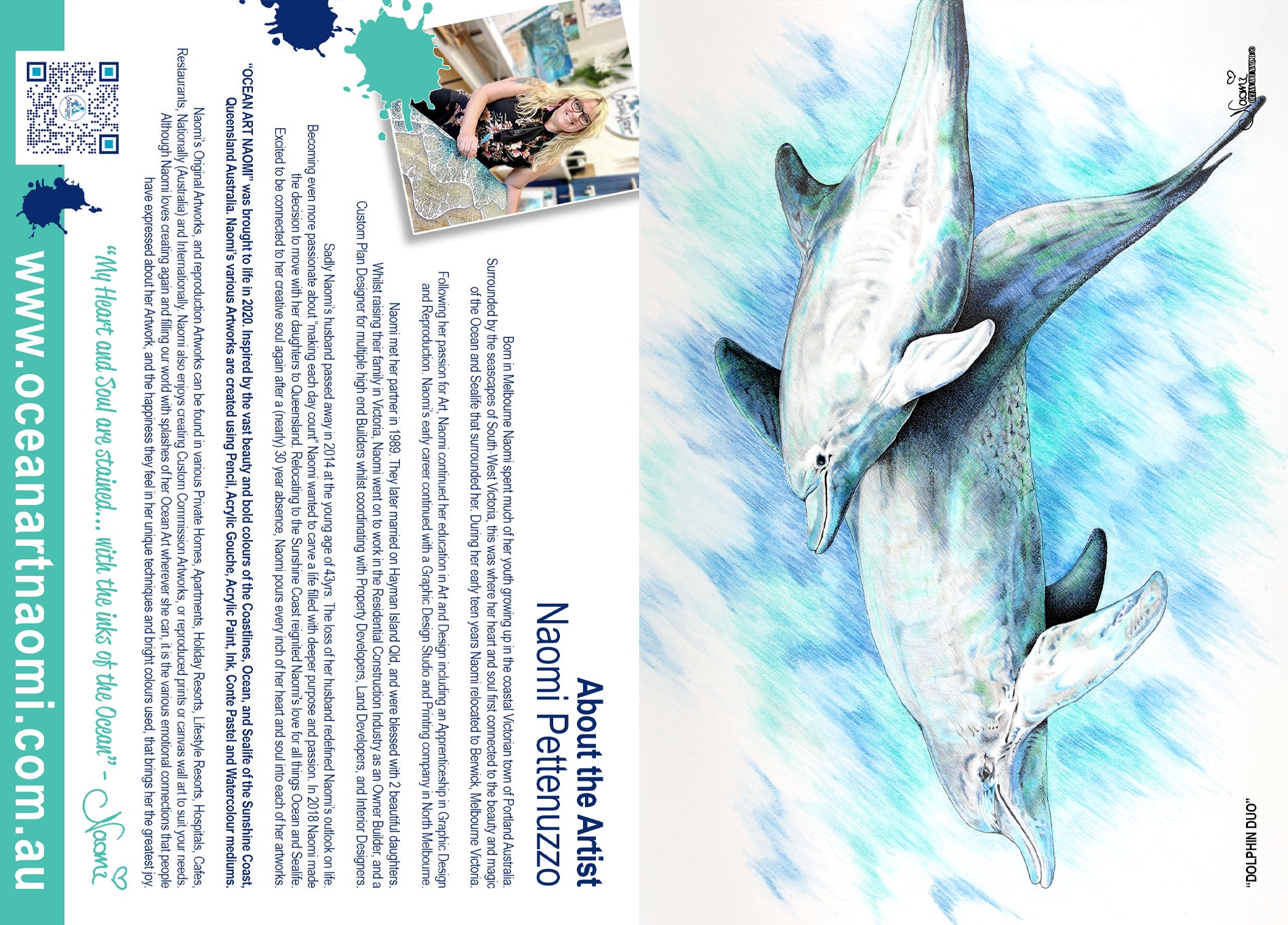 DOLPHIN DUO – OCEAN ART NAOMI