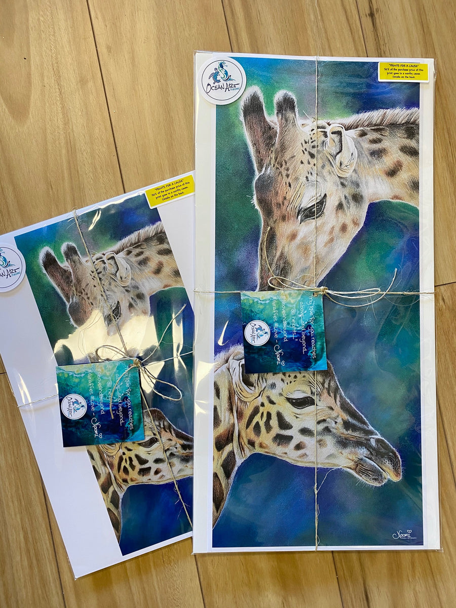 GIRAFFE DUO - PRINTS FOR A CAUSE